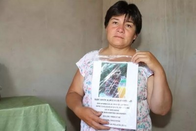 Mercedes la mamá de Nicolás