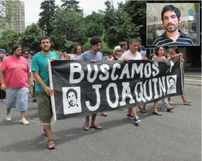 Amigos marchan por Joaquín