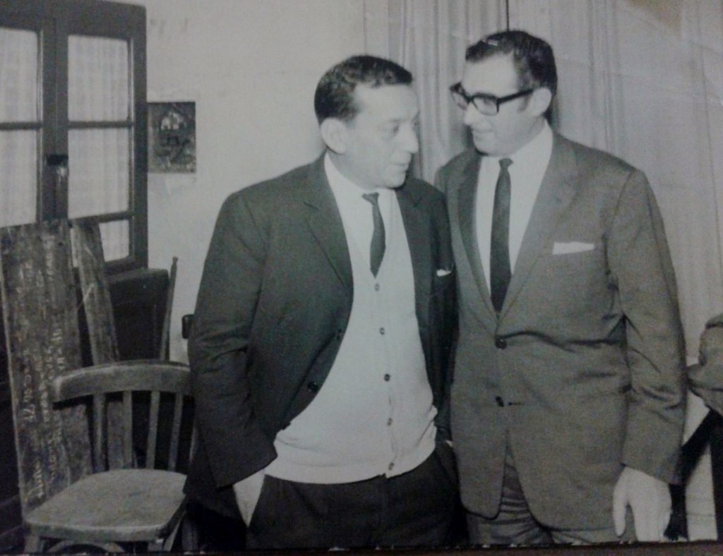 Junto a Horacio Salgan