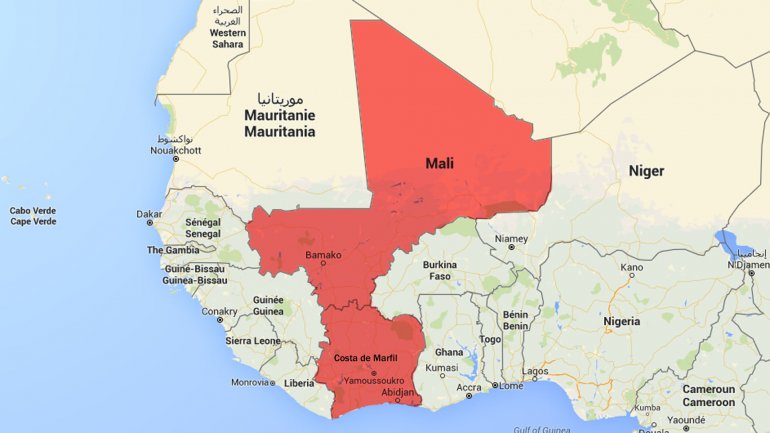 El llamado que disparó la alerta de seguridad se registró en una zona cercana a la frontera entre Mali y Costa de Marfil