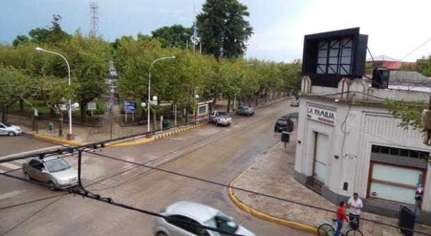La pantalla en San Andrés de Giles. Foto gentileza de InfoCiudad.